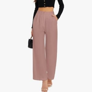 Women's High-Waisted Wide-Leg Pants.